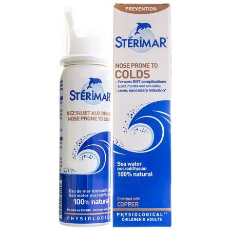 Dung dịch xịt mũi Sterimar Nose Prone To Colds cho trẻ trên 6 tháng tuổi – Lọ 50ml