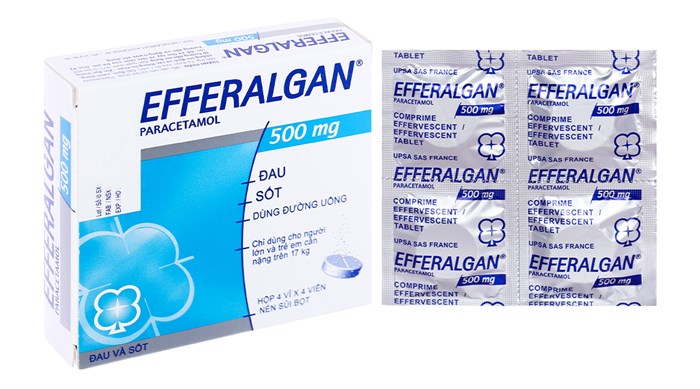 Thuốc giảm đau hạ sốt Efferalgan (Paracetamol 500mg) - Viên sủi - Ảnh 2