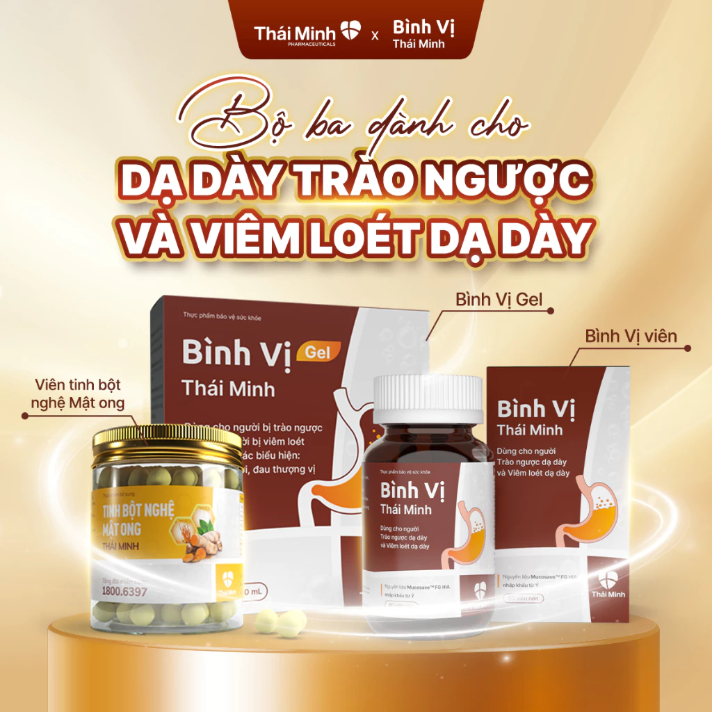 Bình Vị Thái Minh – Hỗ trợ giảm acid dịch vị, giúp bảo vệ niêm mạc dạ dày