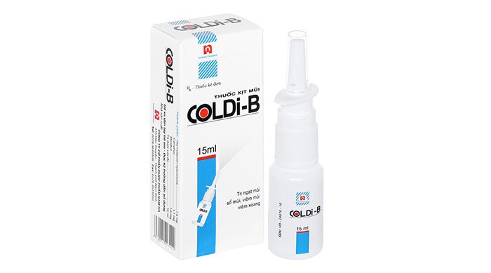 Chuyên trị cảm lạnh nhanh chóng với thuốc xịt mũi Coldi B