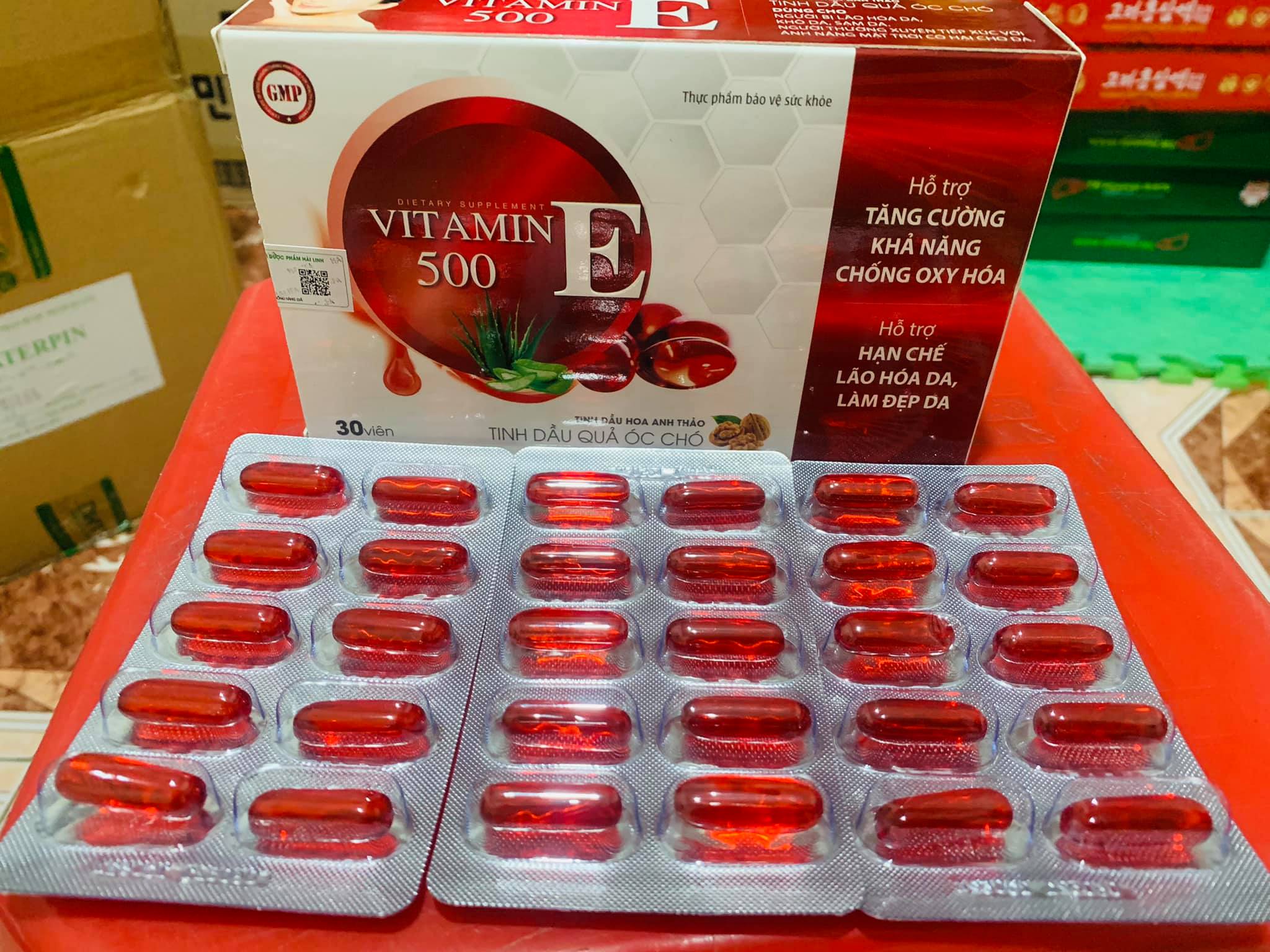 Vitamin E 500 đỏ: Bí Quyết Làm Đẹp Và Chăm Sóc Sức Khỏe Từ Bên Trong