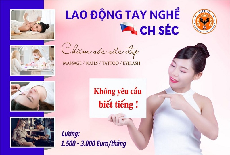 Xuất khẩu lao động SÉC 2025: Bay ngay, không cần biết tiếng