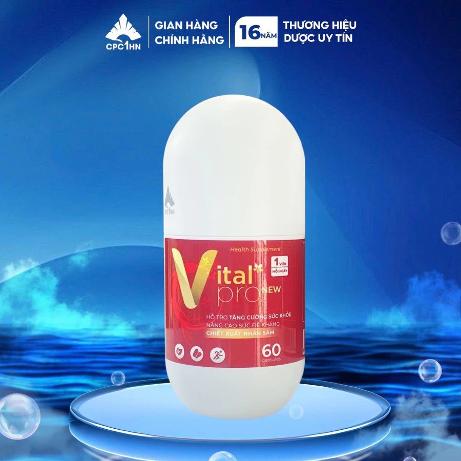 Vital Pro, hỗ trợ tăng cường sức khỏe, nâng cao sức đề kháng