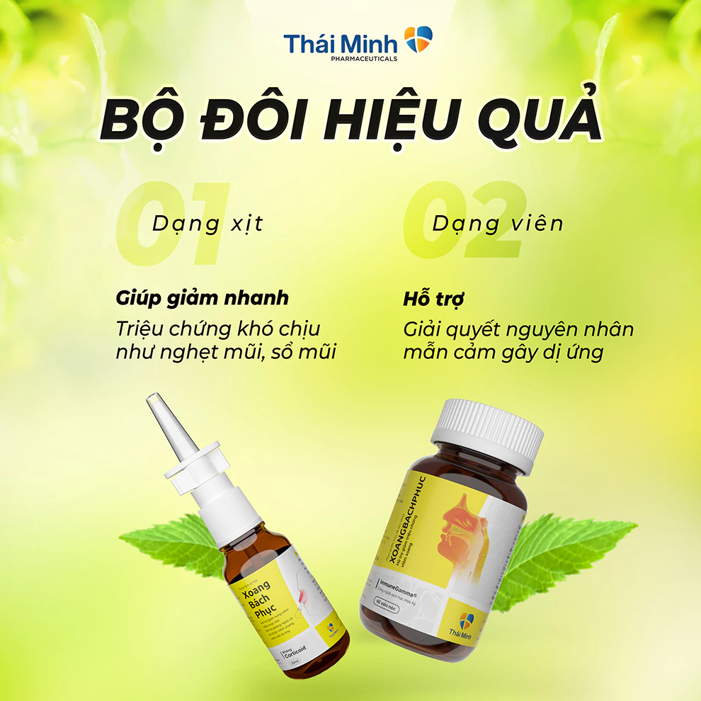 Viên uống Xoang Bách Phục Thái Minh - Hỗ trợ giảm triệu chứng viêm xoang, viêm mũi dị ứng - Hộp 20 viên& lọ 40 viên - Ảnh 3