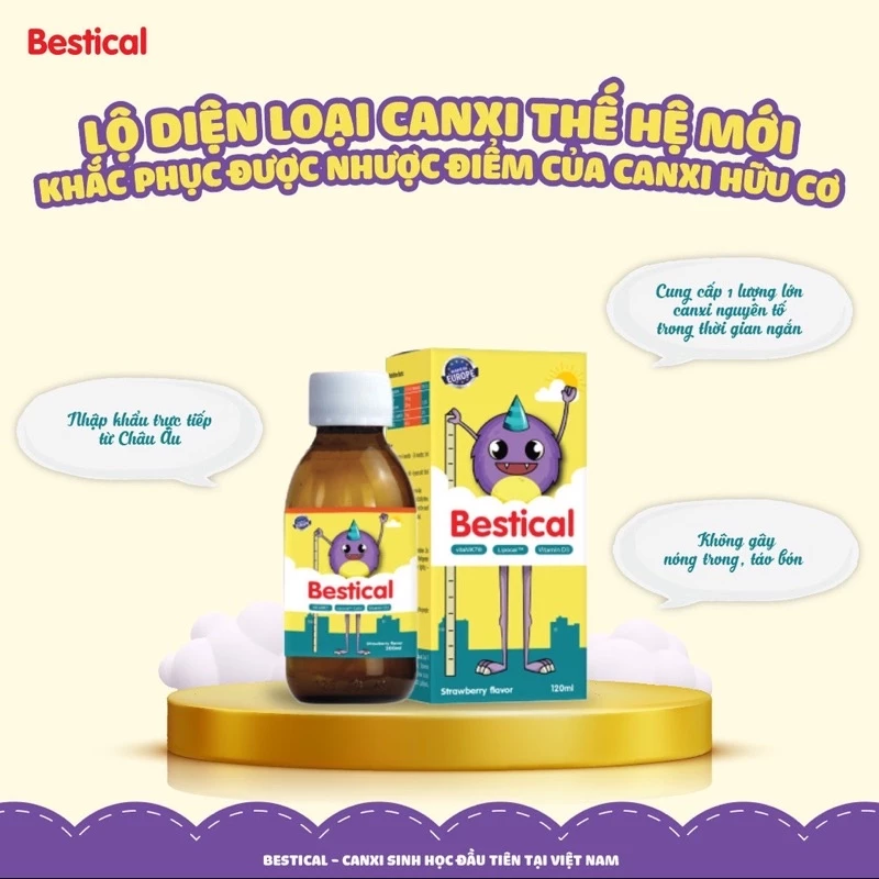 Canxi Bestical chính hãng nhập khẩu Châu Âu – Hỗ trợ bé phát triển chiều cao vượt trội