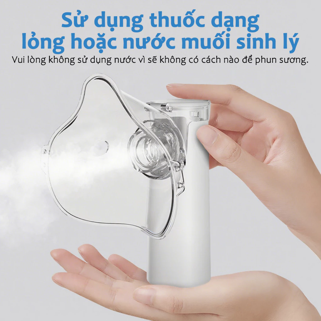 Máy xông khí dung cầm tay Dr.isla Máy Xông Mũi Họng Thiết bị xông hơi di động dành cho trẻ em và người lớn khó thở N6