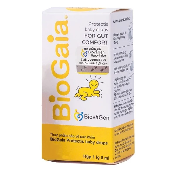 Men vi sinh Biogaia Protectis Baby Drops 5ml