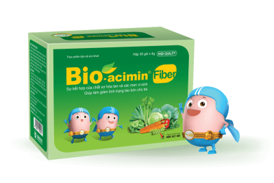 Cốm bổ sung chất xơ, men vi sinh Bio-acimin Fiber hộp 30 gói