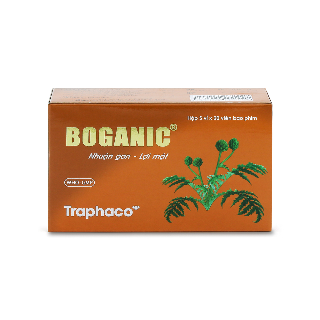 Viên uống bổ gan Boganic – Hộp 5 vỉ x 20 viên bao phim