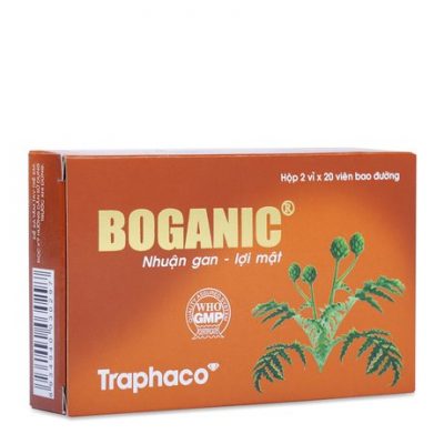 Viên uống bổ gan Boganic - Hộp 2 vỉ x 20 viên bao đường