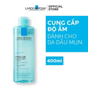 Nước làm sạch sâu tẩy trang cho da dầu nhạy cảm La Roche-Posay Micellar Water Ultra Oily Skin 400ml
