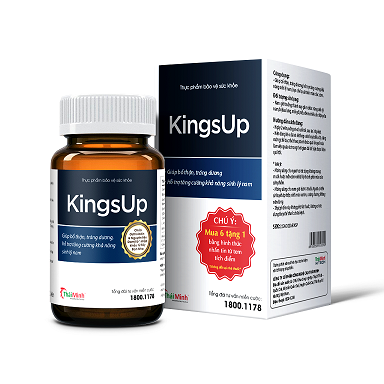 King Up – Bổ thận, tráng dương, tăng cường sinh lý – Lọ 30 viên