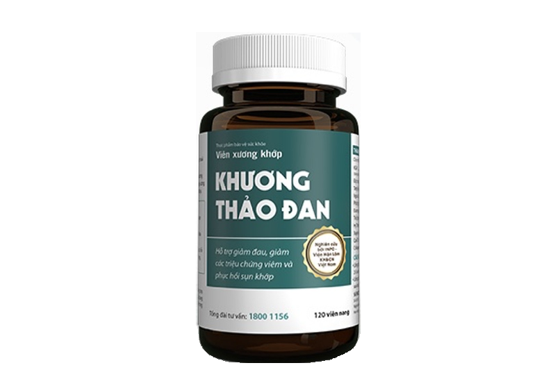 Khương Thảo Đan – Hỗ trợ giảm đau – giảm các triệu chứng viêm khớp – Lọ 120 viên