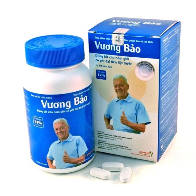 Vương Bảo – Hỗ trợ trị u xơ tiền liệt tuyến – Lọ 60 viên