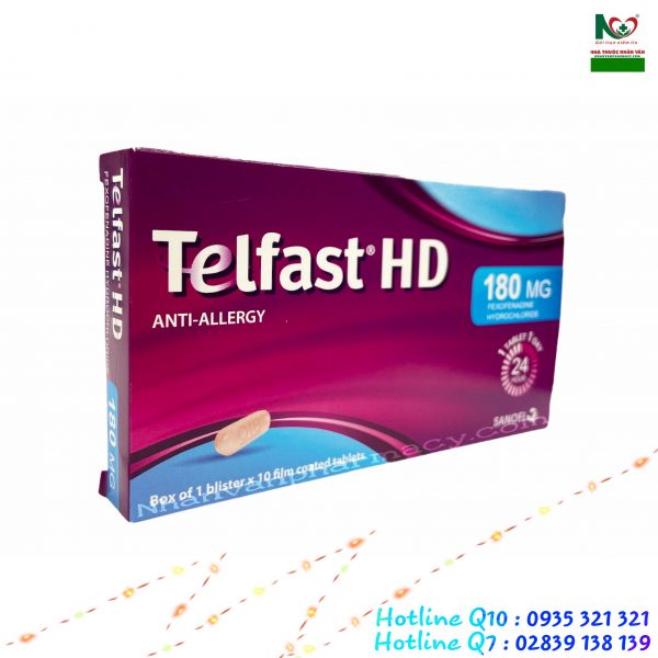 Telfast HD 180mg – Giải pháp hiệu quả cho việc điều trị các triệu chứng dị ứng
