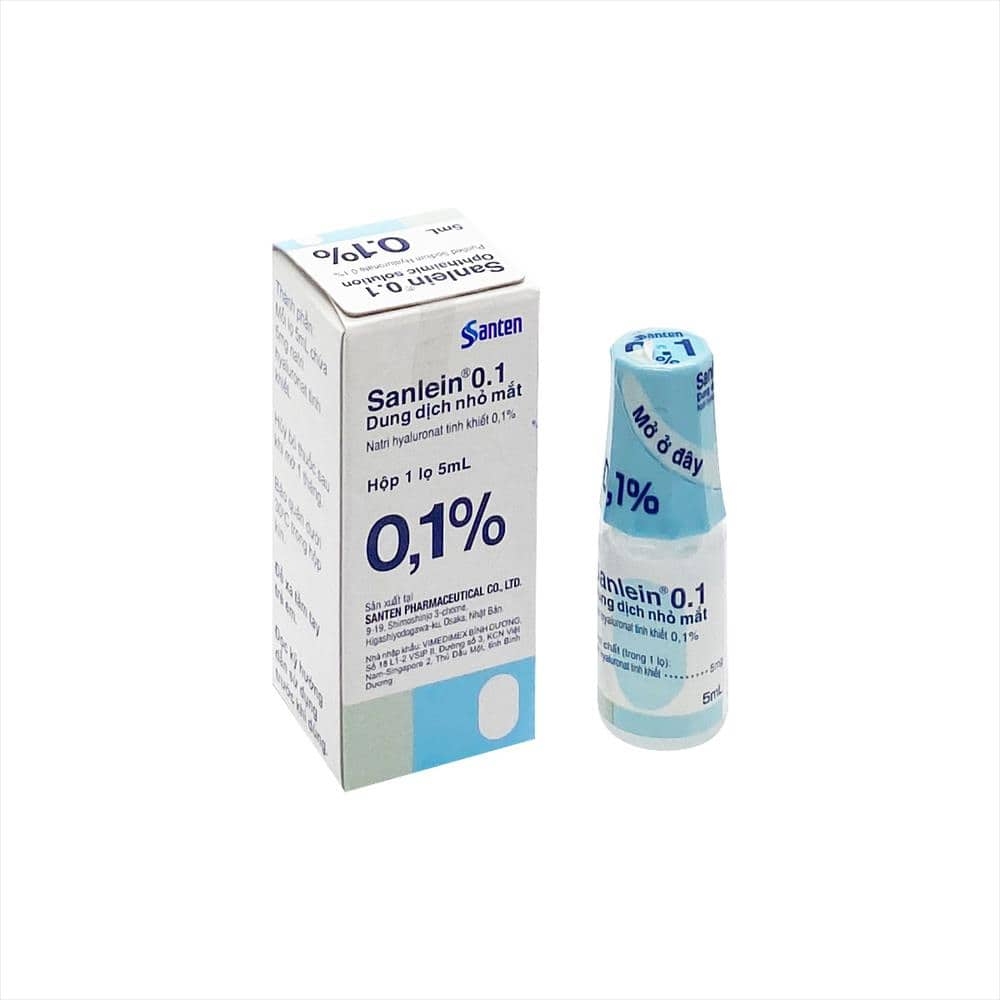 Thuốc nhỏ mắt Sanlein chính hãng, giá rẻ, mua ở đâu?