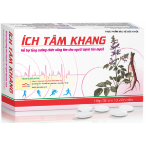 ÍCH TÂM KHANG - Giúp tăng cường sức khỏe tim mạch 30 viên
