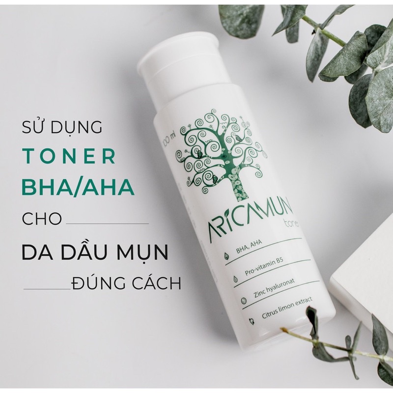 Nước cân bằng da, cấp ẩm và sạch sâu Aricamun Toner