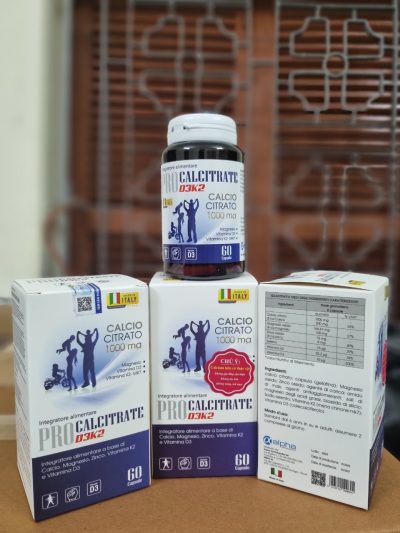 Canxi hữu cơ Pro Calcitrate D3K2 Erbex - Hỗ trợ xương răng chắc khỏe - Ảnh 2