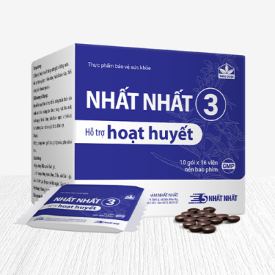 Viên nén Nhất Nhất 3 - Hỗ trợ hoạt huyết, bổ huyết, tăng cường lưu thông máu