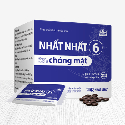 Viên nén Nhất Nhất 6 Hỗ trợ giảm rối loạn tiền đình, chóng mặt