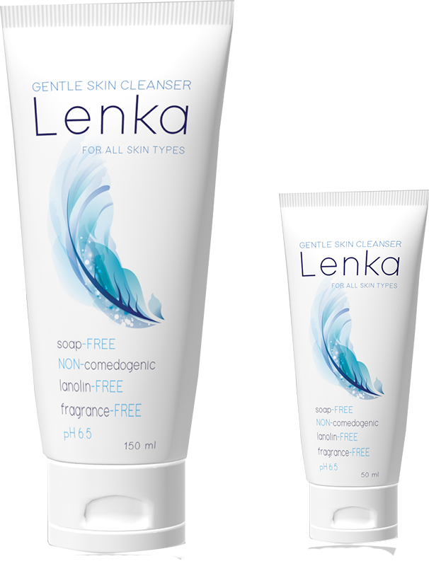 Sữa rửa mặt Lenka làm sạch nhẹ nhàng, giúp giảm nhẹ khô sạm, nám, tàn nhang, trứng cá