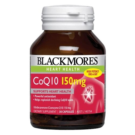 Blackmores CoQ10 150mg – Hỗ trợ sức khỏe tim mạch