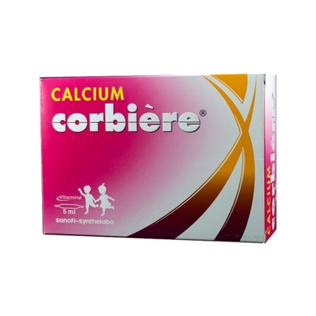 Calcium Corbiere 5ml – Phòng và điều trị thiếu canxi trẻ đang lớn, phụ nữ mang thai