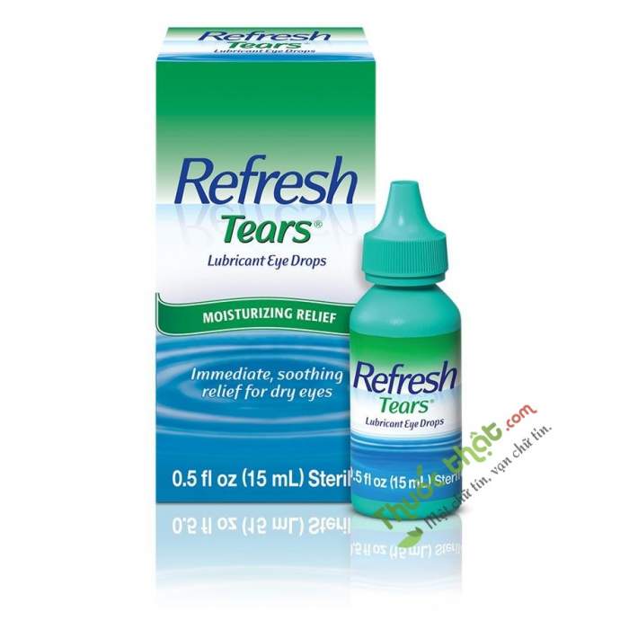 Thuốc nhỏ mắt Refresh – Giảm mỏi mắt, mát-xa và bảo vệ mắt hiệu quả | Nhà thuốc trực tuyến